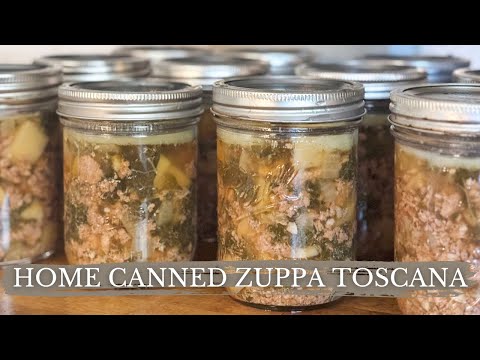Home Canned Zuppa Toscana | Pressure Canning Soup Recipe