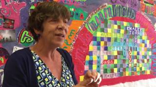 Réalisation d'une fresque à Saint-Jacques