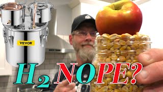 Apple Corn Moonshine - Mashing grain in apple juice!