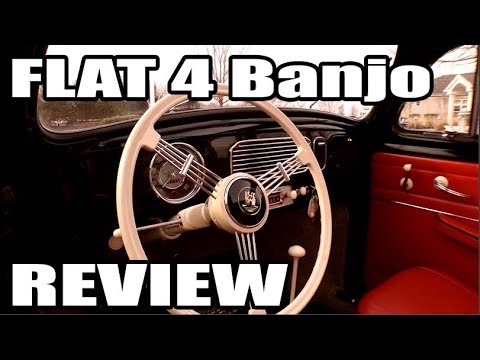 Classic VW BuGs Flat 4 Reproduction Porsche Banjo Steering Wheel