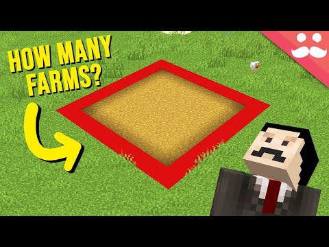 How Many Minecraft Farms Fit in This Square?