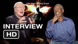 The Dark Knight Rises Interview - Michael Caine, Morgan Freeman (2012) Batman Movie HD video