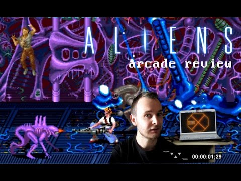 RE/UP REVIEW - ALIENS ARCADE - BEST ALIEN GAME EVER! - HD