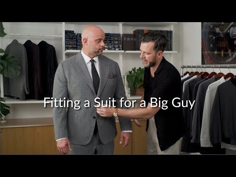 A Fit Guide: Custom Suits for Big and Tall Men