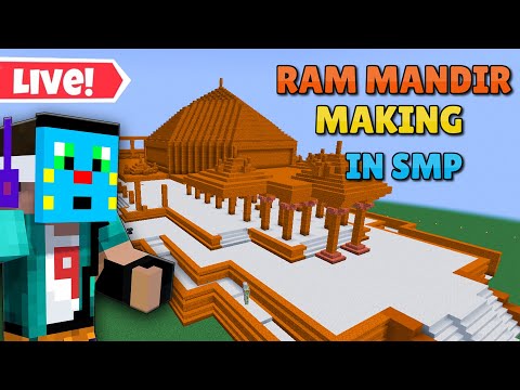 EPIC! Building Ram Mandir in Minecraft Live #6