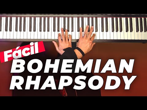 Como tocar Bohemian Rhapsody Fácil no teclado (Queen Tutorial)