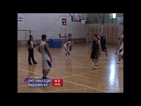 EKF  Hész-Eger Nagykálló KE NB1 B férfi kosárlabda mérkőzés /2009.09.30/