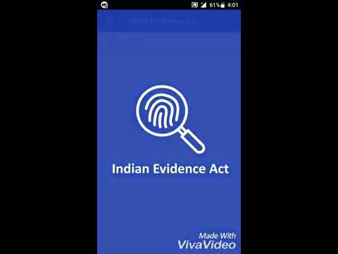IEA - Indian Evidence Act 1872 Video