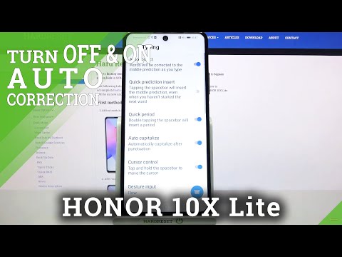 How to Enter Text Correction Option in HONOR 10X Lite – Open Text Correction Option