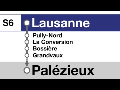 annonces CFF » S6 Lausanne — Palézieux (2022) | SLBahnen