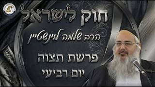 חוק לישראל - פרשת תצוה - יום רביעי | הרב שלמה לוינשטיין (ארגון קול הלשון) - התמונה מוצגת ישירות מתוך אתר האינטרנט יוטיוב. זכויות היוצרים בתמונה שייכות ליוצרה. קישור קרדיט למקור התוכן נמצא בתוך דף הסרטון