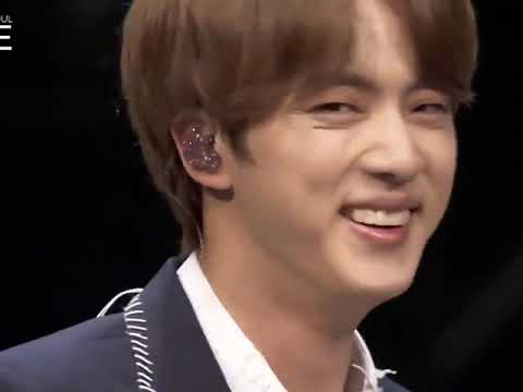 Jungkook stopping Jin from flying kiss 😂