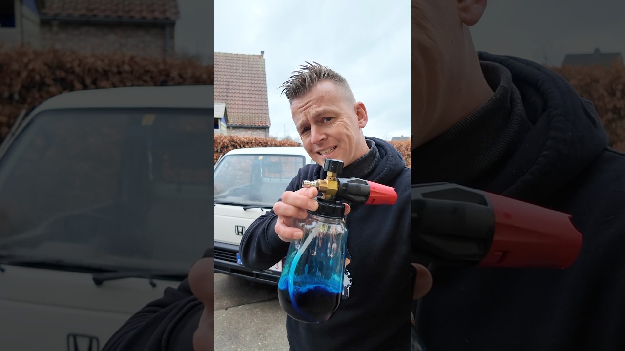 Mijn foam cannon foamt niet
