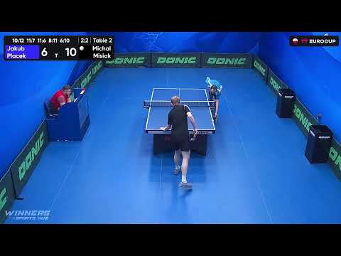 13:40 Jakub Placek 2:3 Michal Misiak 22.07.2023 | TT Euro.Cup Poland Master.