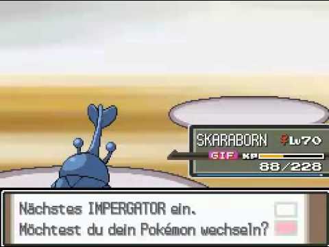 Lets Play Pokemon Bloody Platin (Käfer Run) Part 65 Jetzt ist der weg zur Pokemon Liga frei