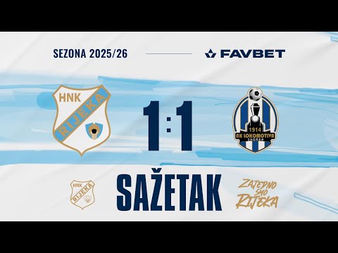 Rijeka - Lokomotiva 1:1, 6. kolo, sažetak (2025./2026.)