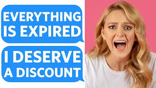 Karen STEAL OUR PRODUCTS by changing THE EXPIRATION DATE and DEMANDS a Discount - Reddit Podcast