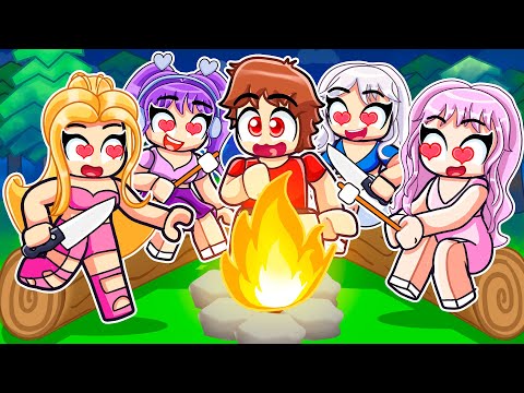 MY CRAZY FAN GIRLS Invited Me To Go Camping... (Roblox Brookhaven)