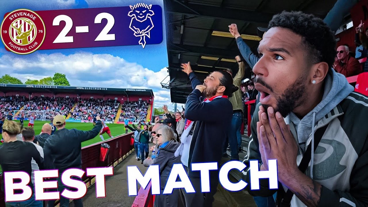 4 GOALS, DRAMA & LIMBS! 😱 Stevenage vs Lincoln City | Matchday Vlog