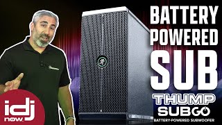 Video thumbnail for Mackie Thump Sub Go | Battery Powered Sub for DJs, Bands, and Outdoor Events | I DJ NOW by idjnow