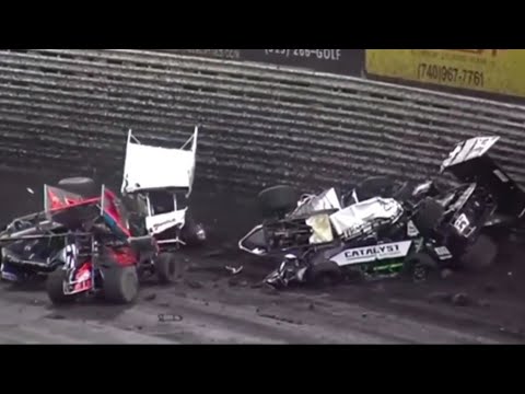 Sprint Car 2022 Biggest Crashes Compilation