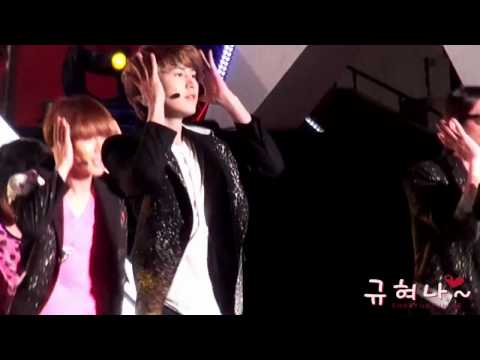[Fancam HD] 110813 Incheon Hallyu Wave concert - SuperMan + Mr.Simple (kyu focus)