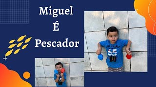 Miguel  pescador por um dia!!