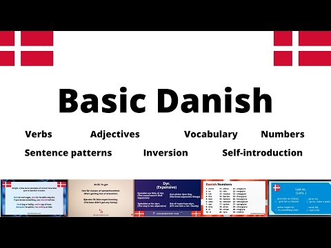 Basic Danish: Self-introduction, verbs, numbers, etc. #Compilation