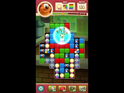 Toon Blast Level 6053 - NO BOOSTERS 🐻🐺🐱 | SKILLGAMING ✔️