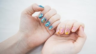 Howto เพ้นท์เล็บสวยๆ สไตล์ glass nail