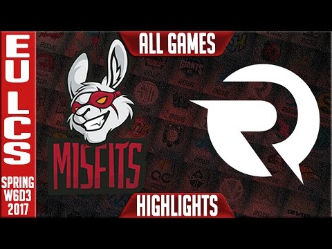 Misfits vs Origen All Games Highlights - EU LCS W6D3 Spring 2017 - MSF vs OG All games
