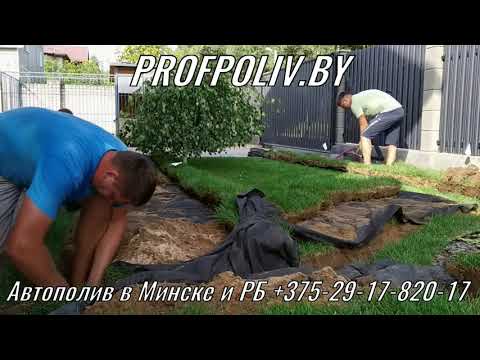 фото автополив газона проектирование монтаж сервис 0