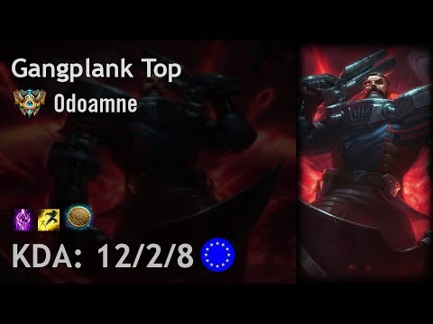 Gangplank Top vs Camille - Odoamne - EUW Challenger Patch 8.2