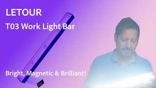 This Magnetic Work Light is BRIGHTER Than You Think! 💡 LETOUR T03 Review