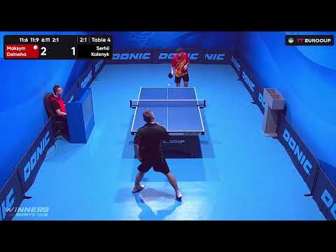 20:05 Maksym Deineha - Serhii Kalenyk 15.08.2023 TT Euro.Cup Ukraine Master. TABLE 4