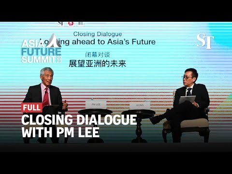 [FULL] Closing dialogue with PM Lee: ‘Let’s try to make the region work’ | Asia Future Summit 2023