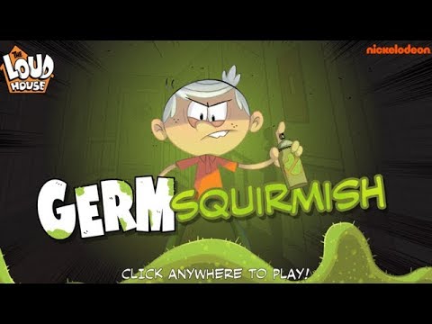 The Loud House - Germ Squirmish - I Don't Feel So Good... [Nickelodeon Games] Video