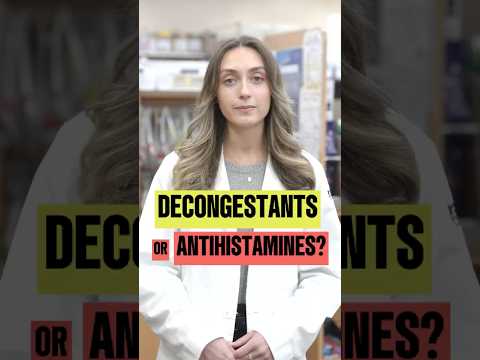 Decongestants or Antihistamines? #allergies #allergyseason #allergycare