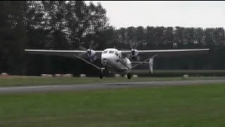 preview picture of video 'Antonov PZL Mielec An-28, RA-28809, take-off from Yverdon'