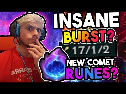 NEW HEIMERDINGER RUNES! | LITERALLY ONE HITTING CHAMPS WITH COMET BURST? - League of Legends