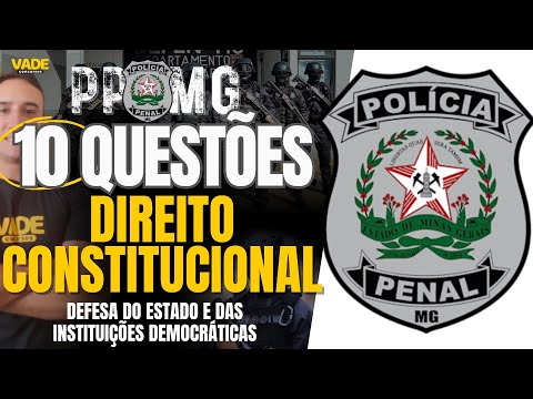 PPMG Exam: 10 Questions - Constitutional Law | Examining Board: Instituto AOCP