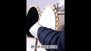 Dekolt, stojan, stojan na šperky oválny biely