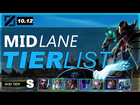 BEST CHAMPIONS 10.12 MID LANE - League of Legends Patch 10.12 Tier List