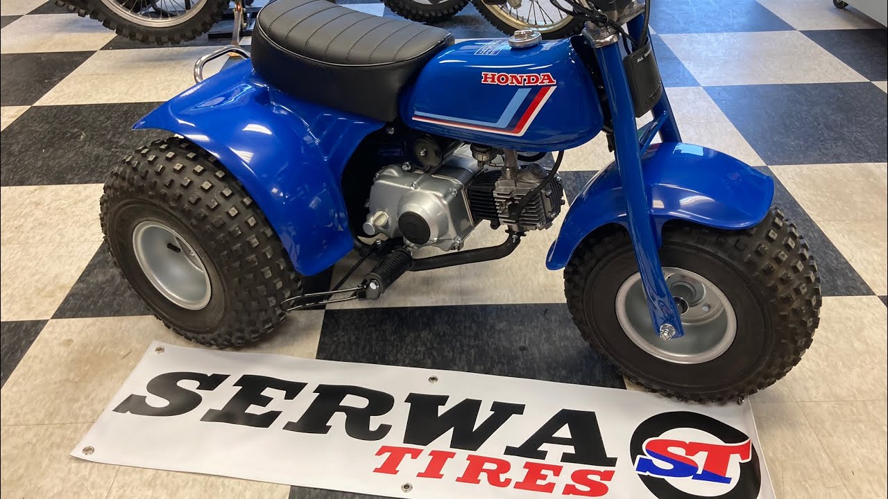 Immaculate 1983 Honda ATC70 Christmas Special.  D&A Restorations