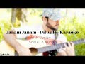 Janam Janam | Dilwale | Karaoke With Lyrics