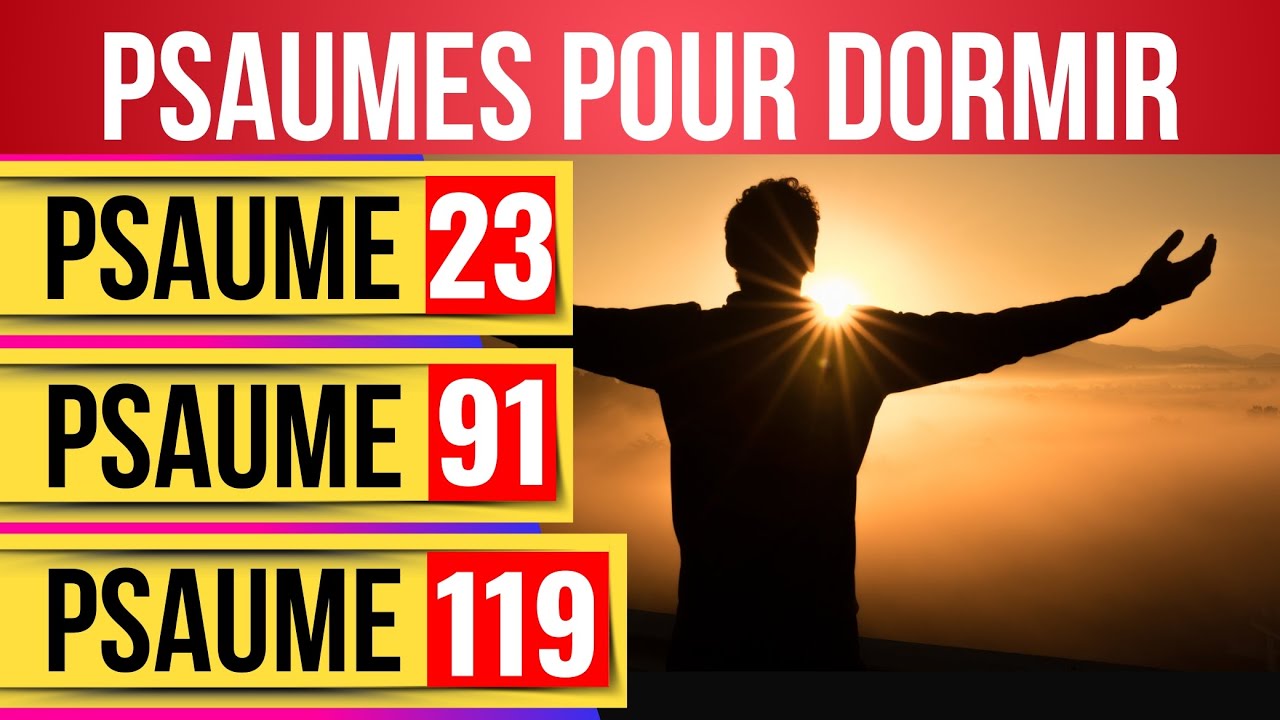 Psaumes pour Dormir: Psaume 23, Psaume 91, Psaume 119 (Les Psaumes Puissants - Versets Bibliques)