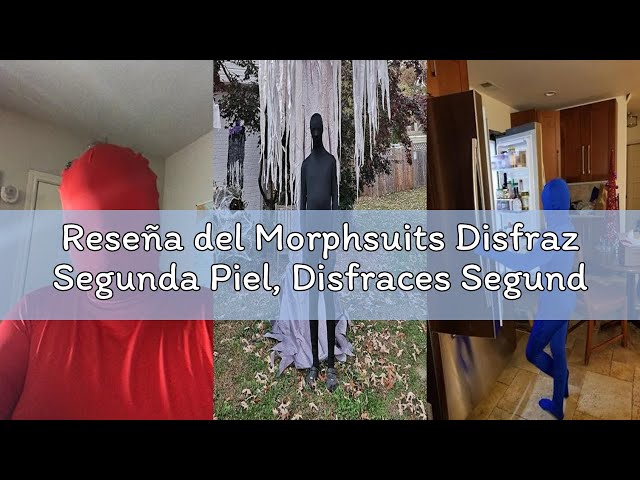 Vídeo relacionado con M-Traje 161-177cm Adult Costume Segunda Body Piel De los creadores de Morphsuits grande (verde) , color/modelo surtido