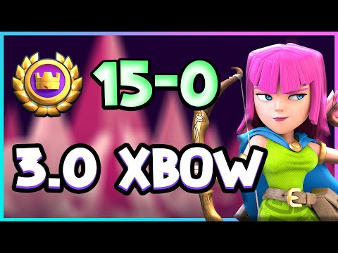 Royal Tournament with 3.0 Xbow — Clash Royale