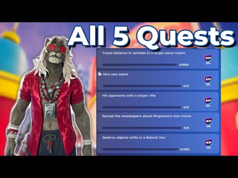 How to EASILY complete ALL Week 7 Weekly Quests for Kingston #fortnite