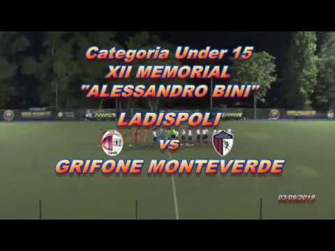 2019-09-03 U15 Memorial Bini Ladispoli vs Grifone Monteverde Highlights